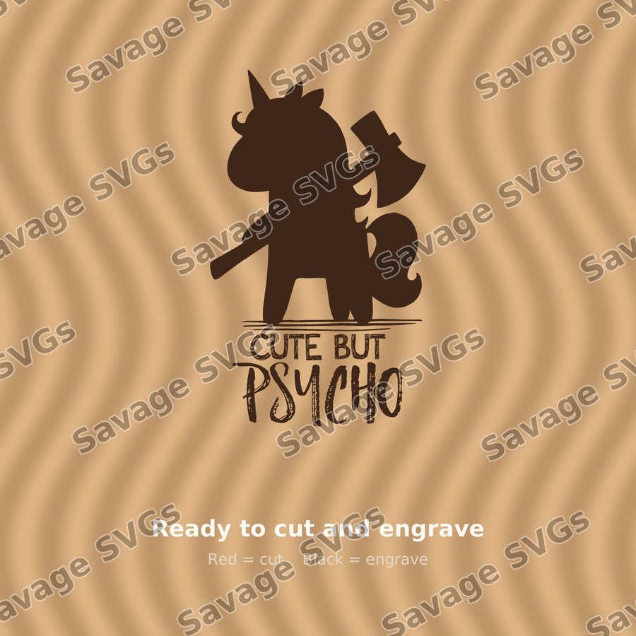 Cute But Psycho Unicorn