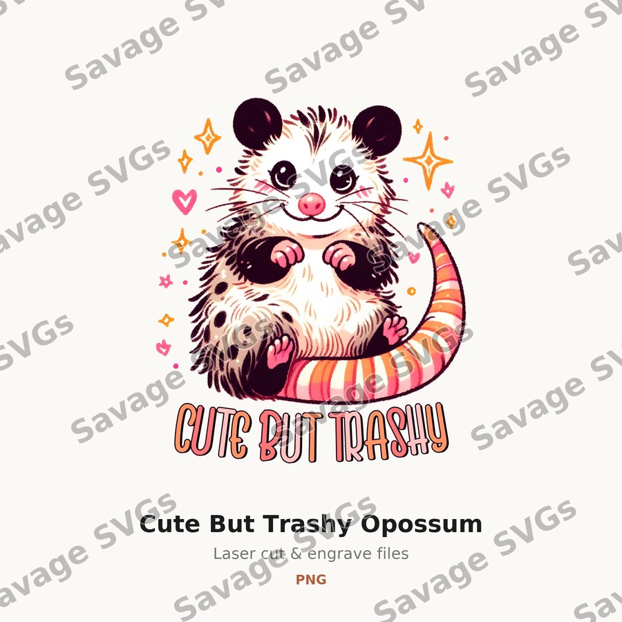 Cute But Trashy Opossum