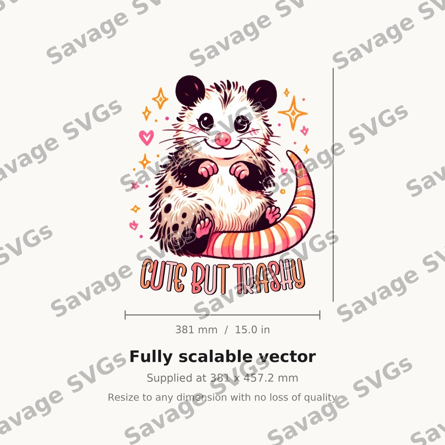 Cute But Trashy Opossum