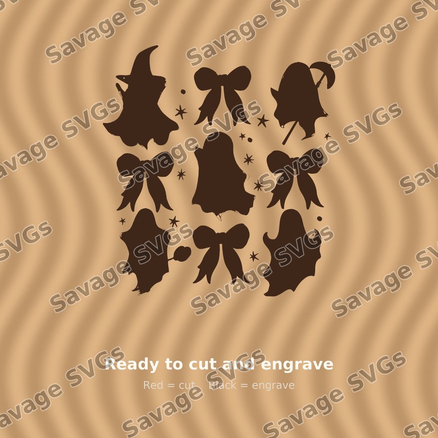 Cute Ghosts And Bows