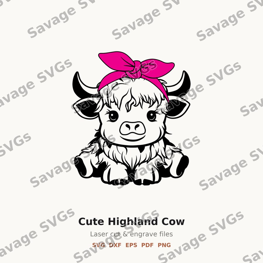 Cute Highland Cow