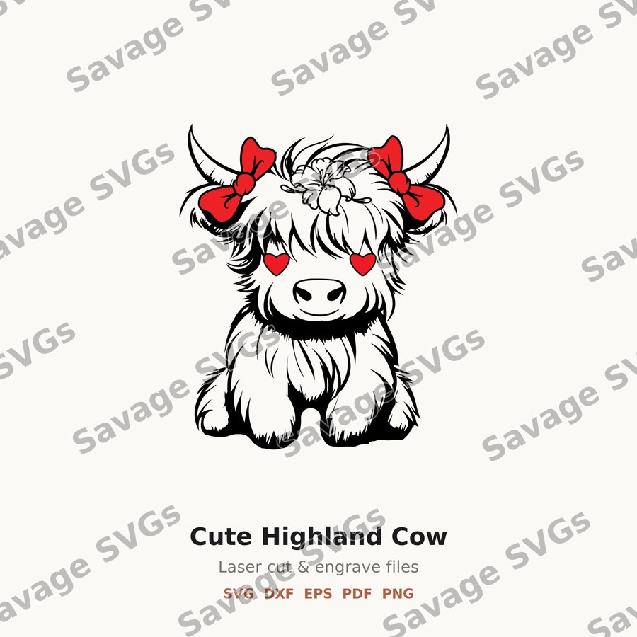 Cute Highland Cow