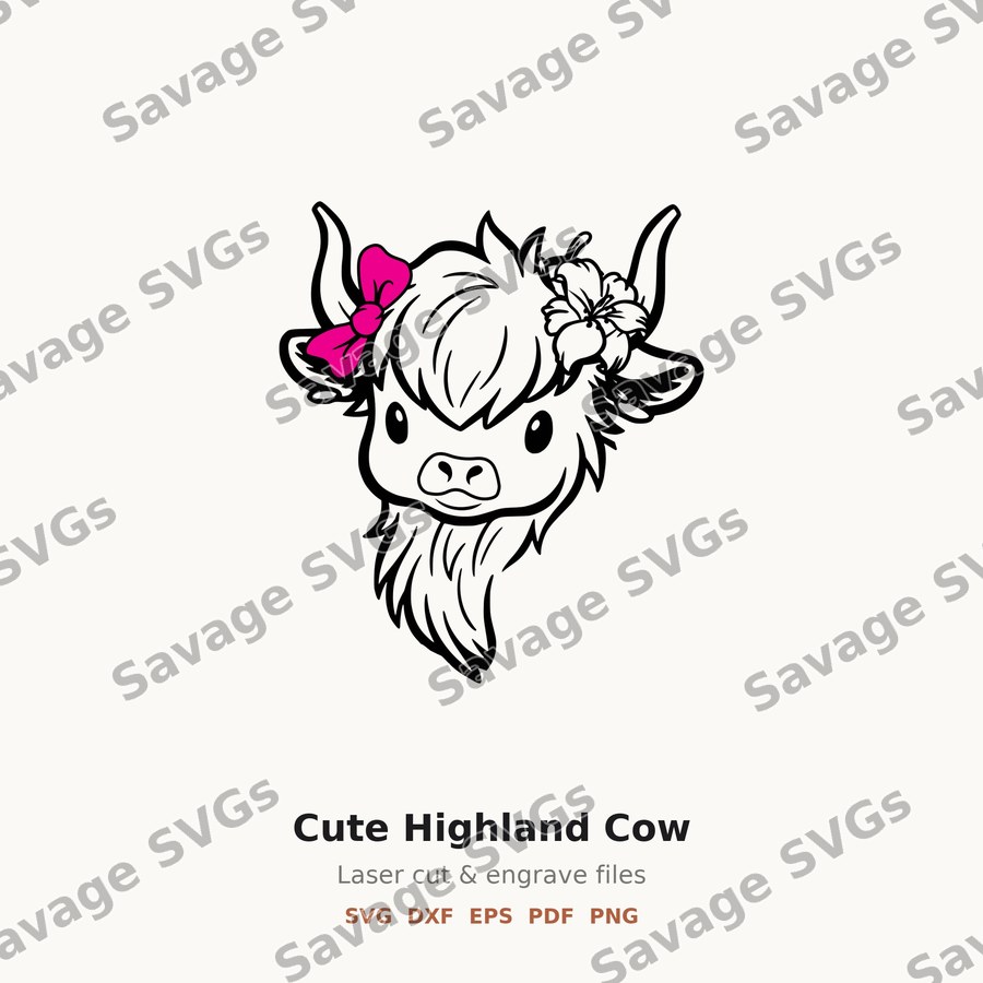 Cute Highland Cow