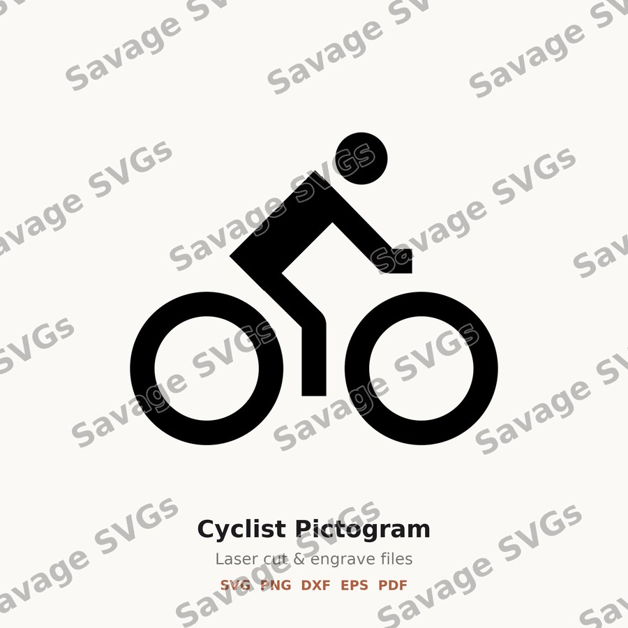 Cyclist Pictogram