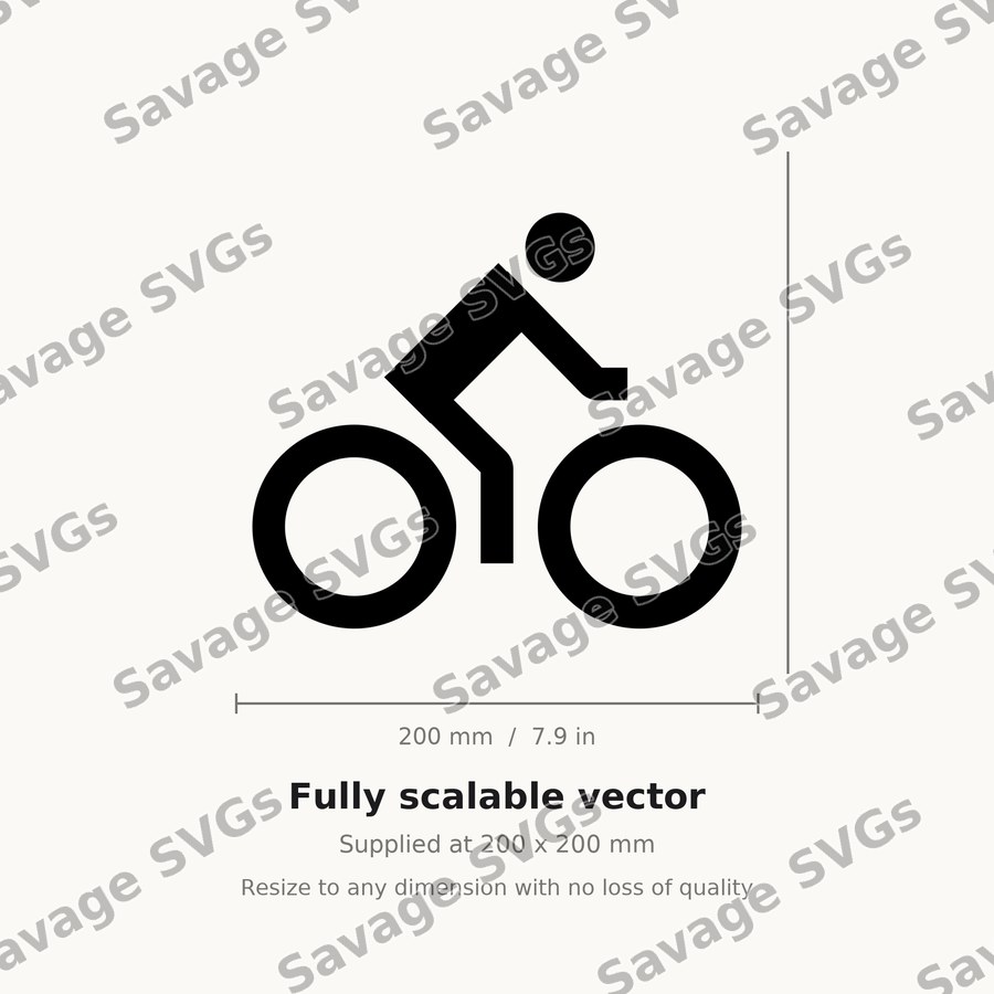Cyclist Pictogram