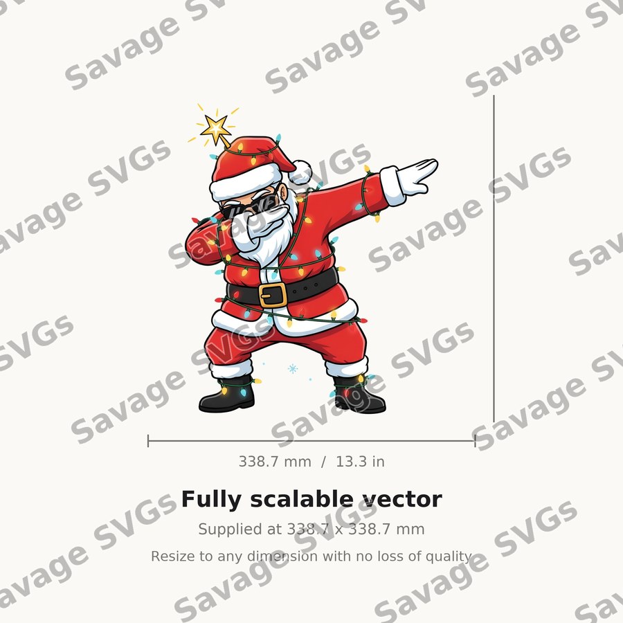 Dabbing Santa