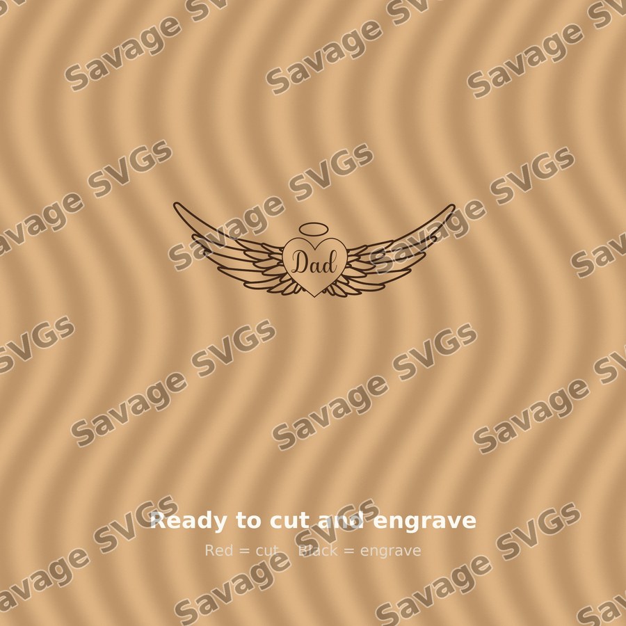 Dad Angel Wings