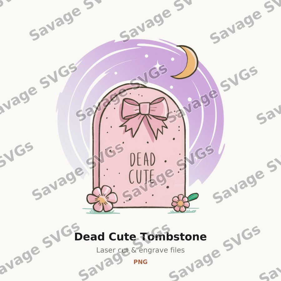 Dead Cute Tombstone