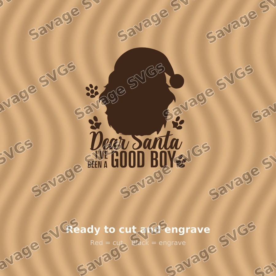 Dear Santa Good Boy Dog