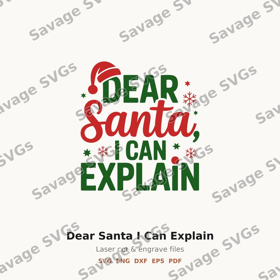 Dear Santa I Can Explain