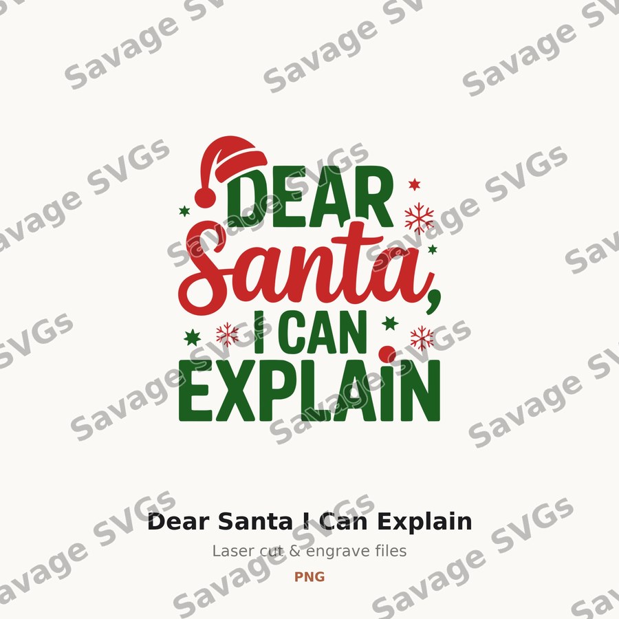 Dear Santa I Can Explain