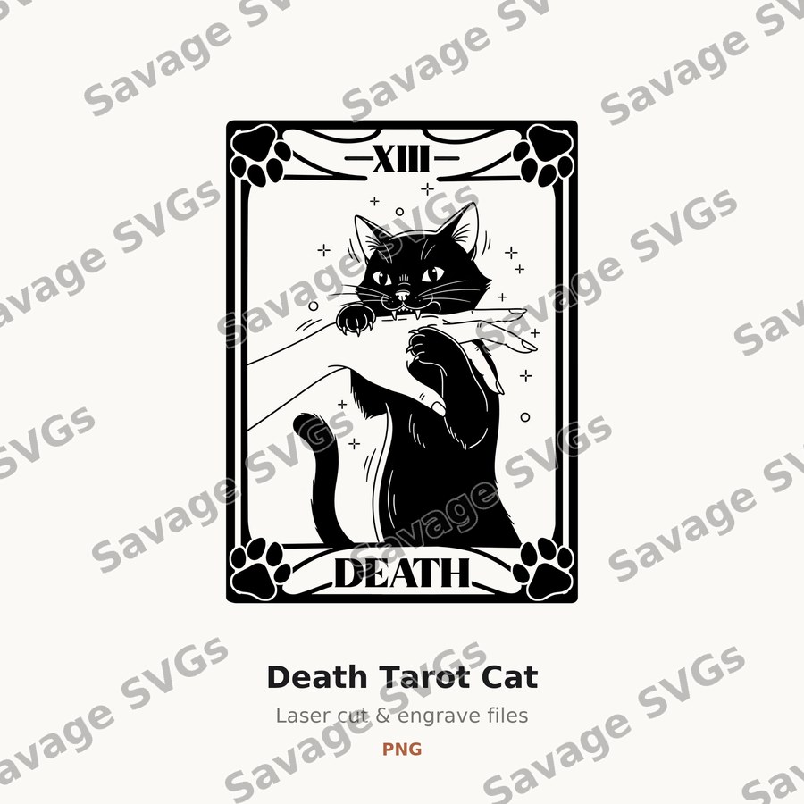 Death Tarot Cat