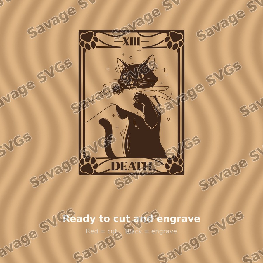 Death Tarot Cat