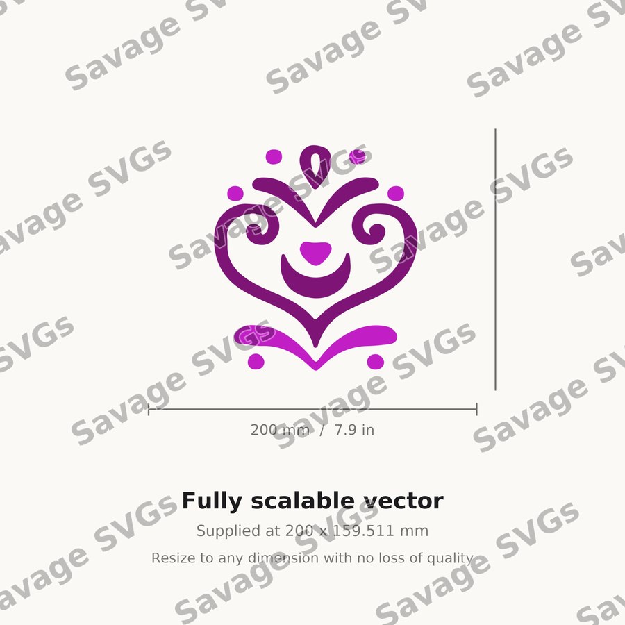 Decorative Heart Motif