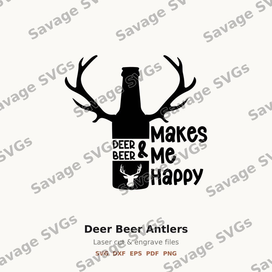 Deer Beer Antlers