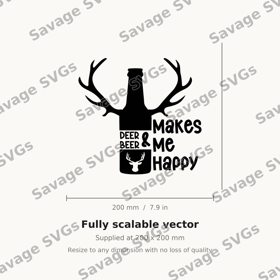 Deer Beer Antlers