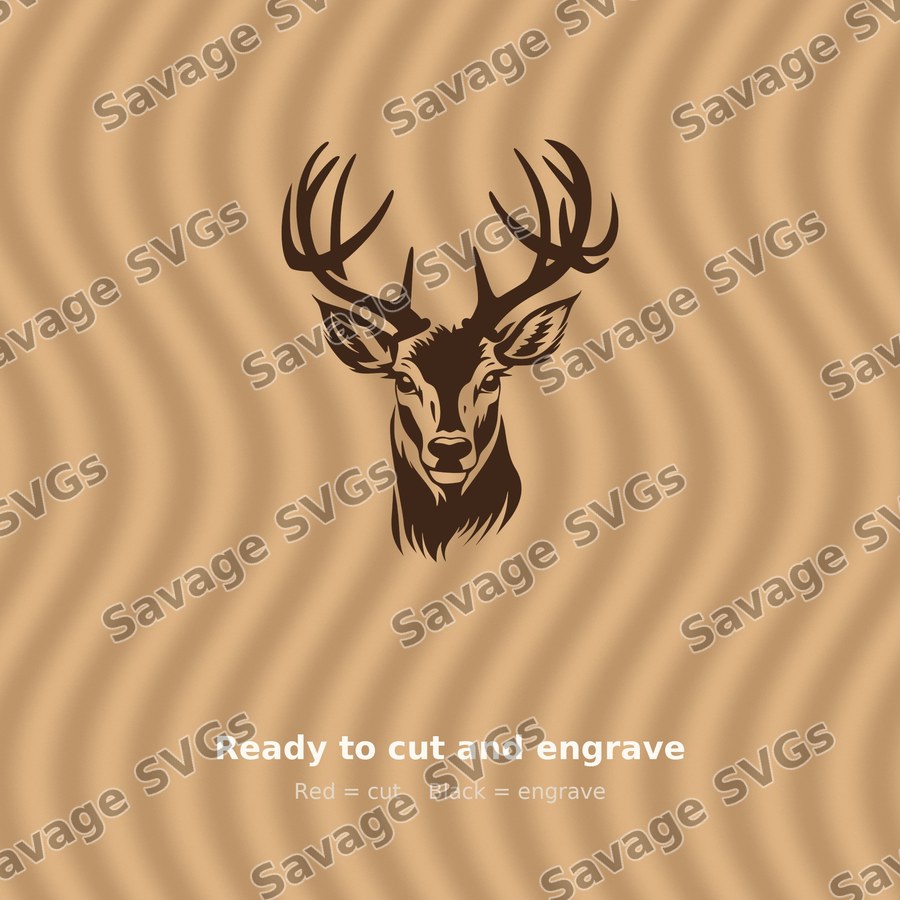 Deer Head Antlers