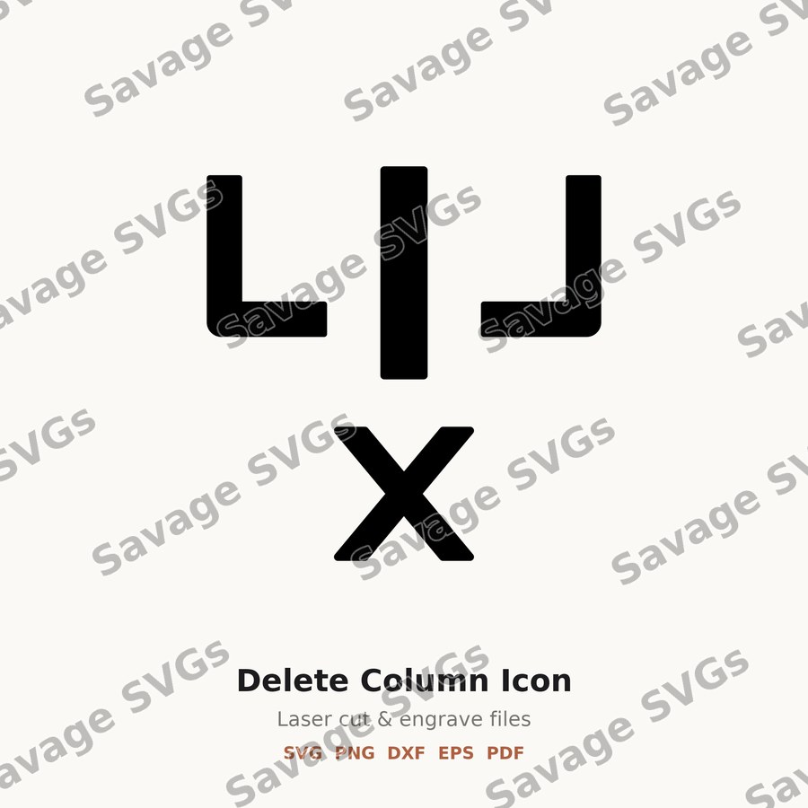 Delete Column Icon