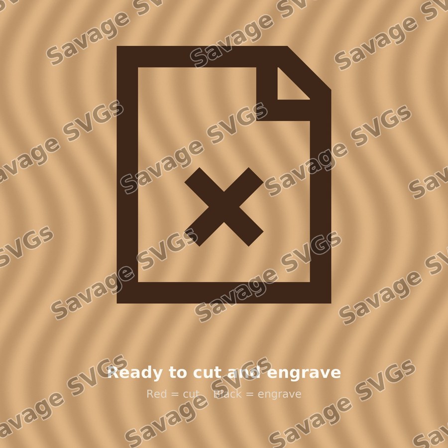 Delete File Icon