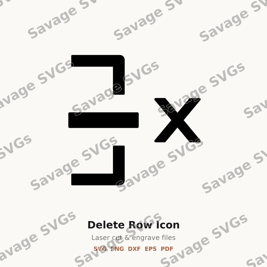 Delete Row Icon
