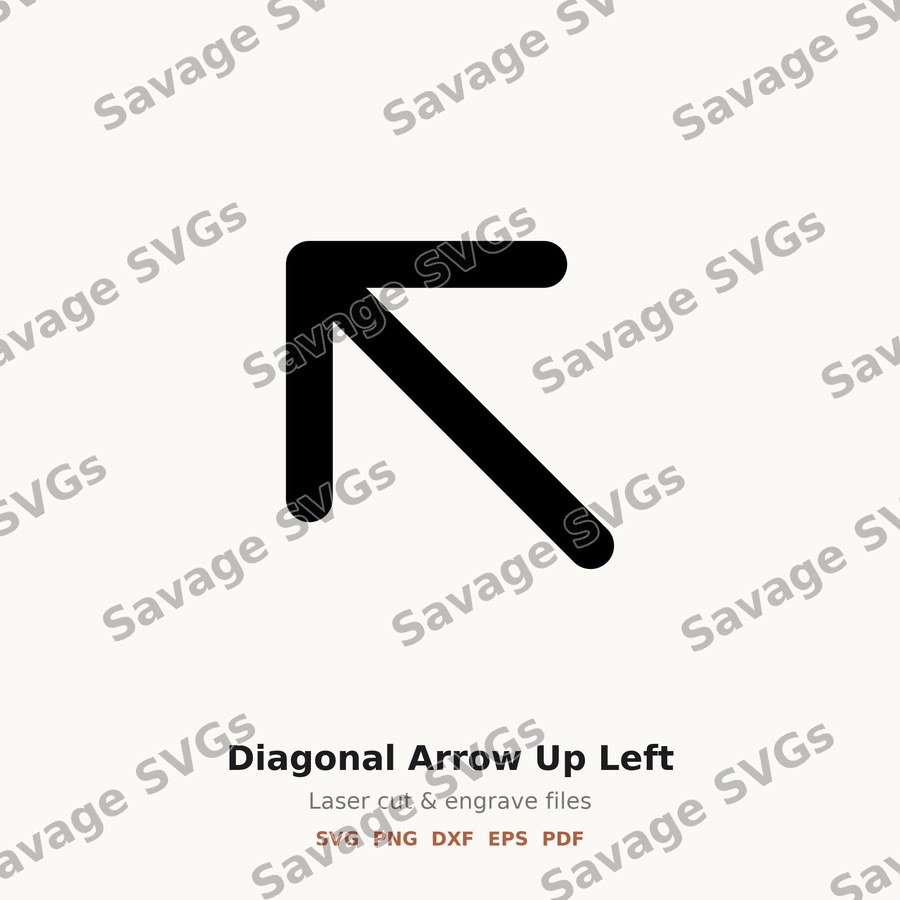 Diagonal Arrow Up Left