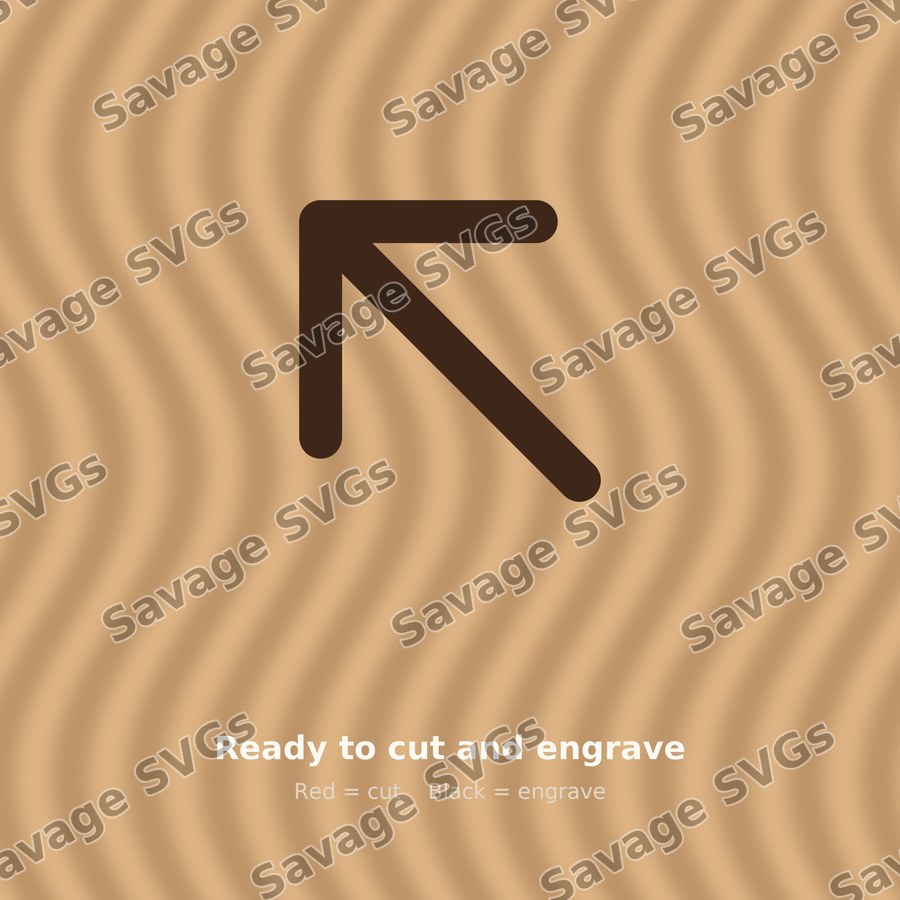 Diagonal Arrow Up Left