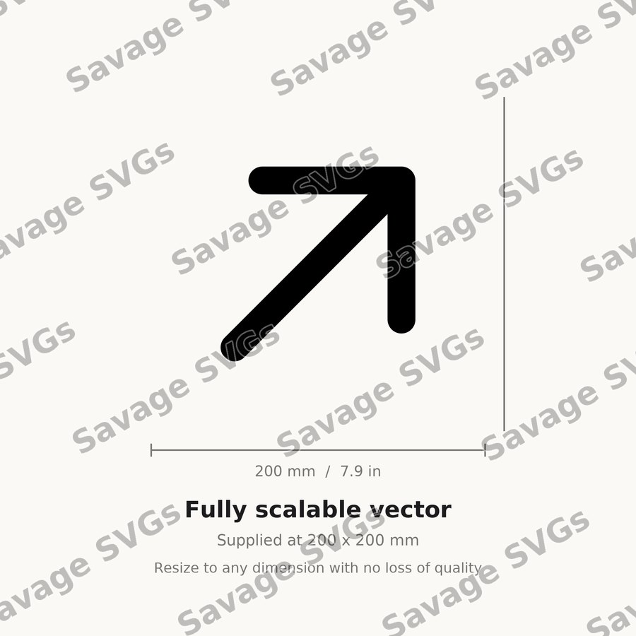 Diagonal Arrow Up Right