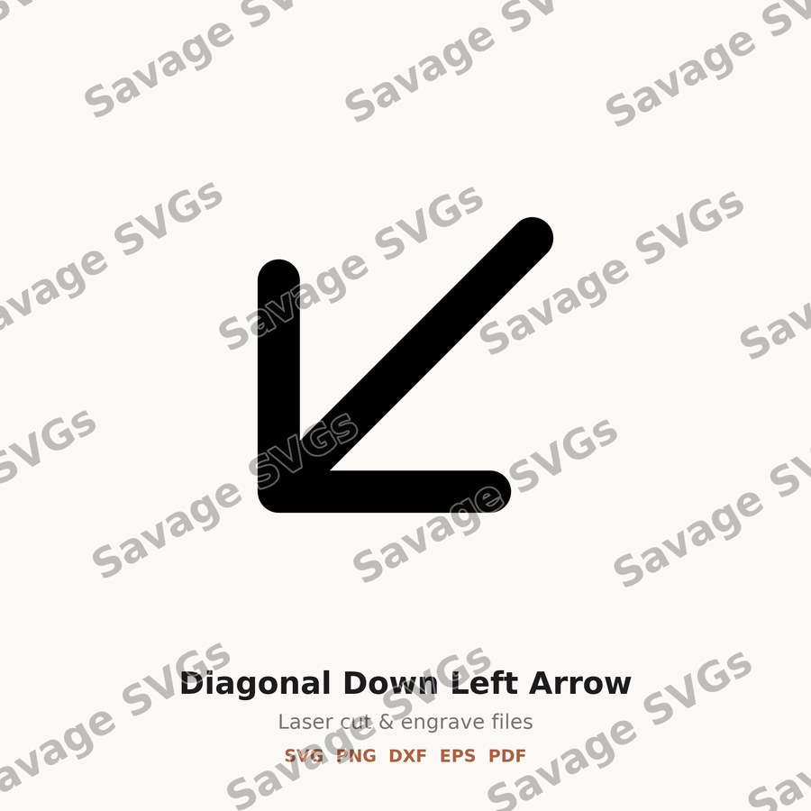 Diagonal Down Left Arrow