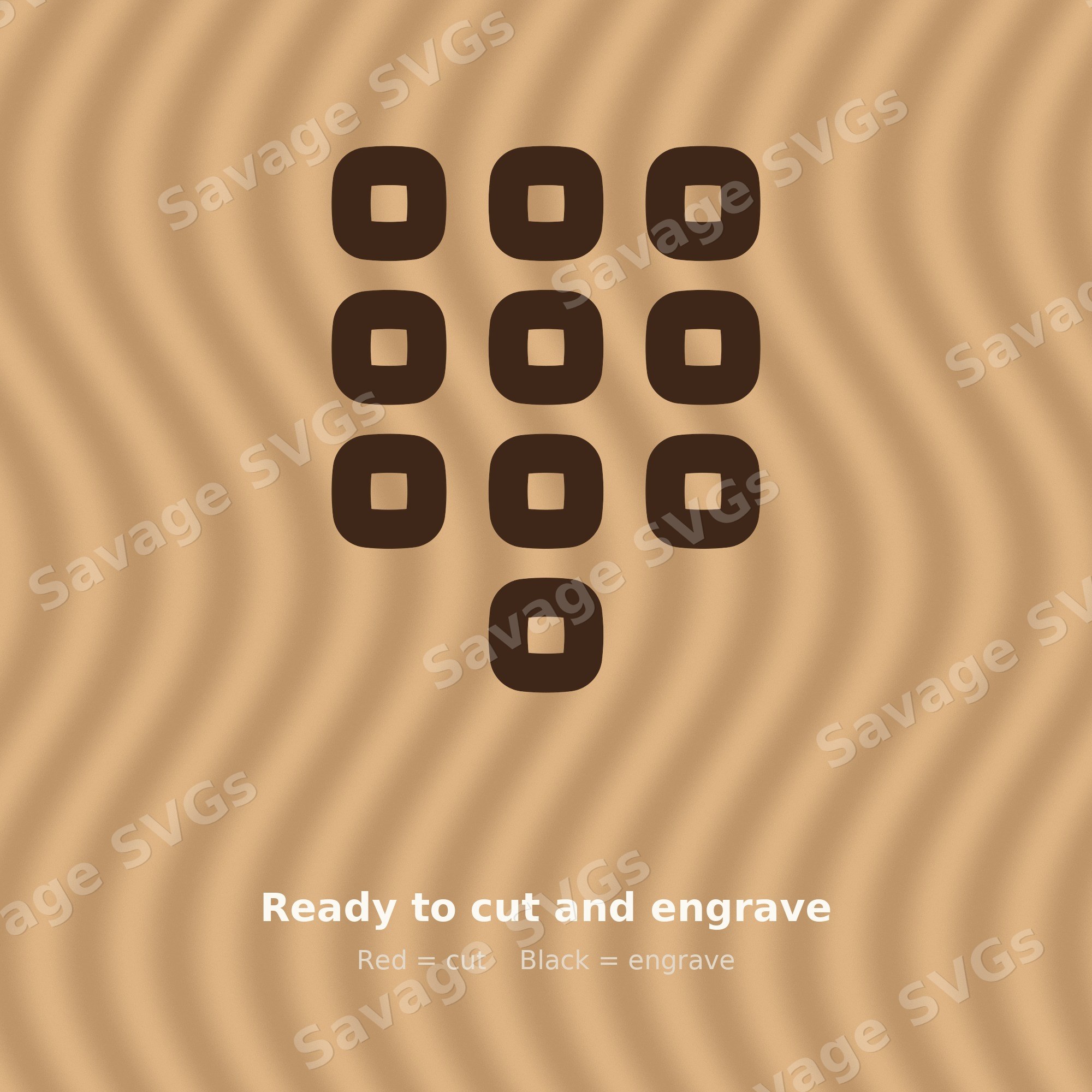 Rounded Square Grid