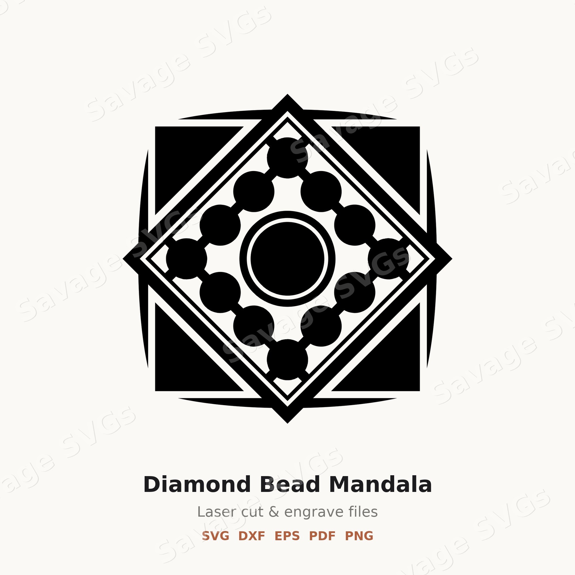 Diamond Bead Mandala