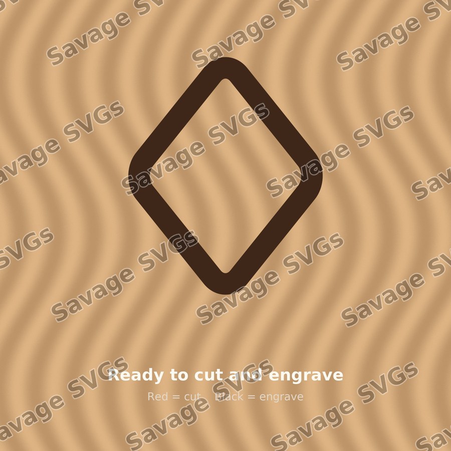 Diamond Outline Shape