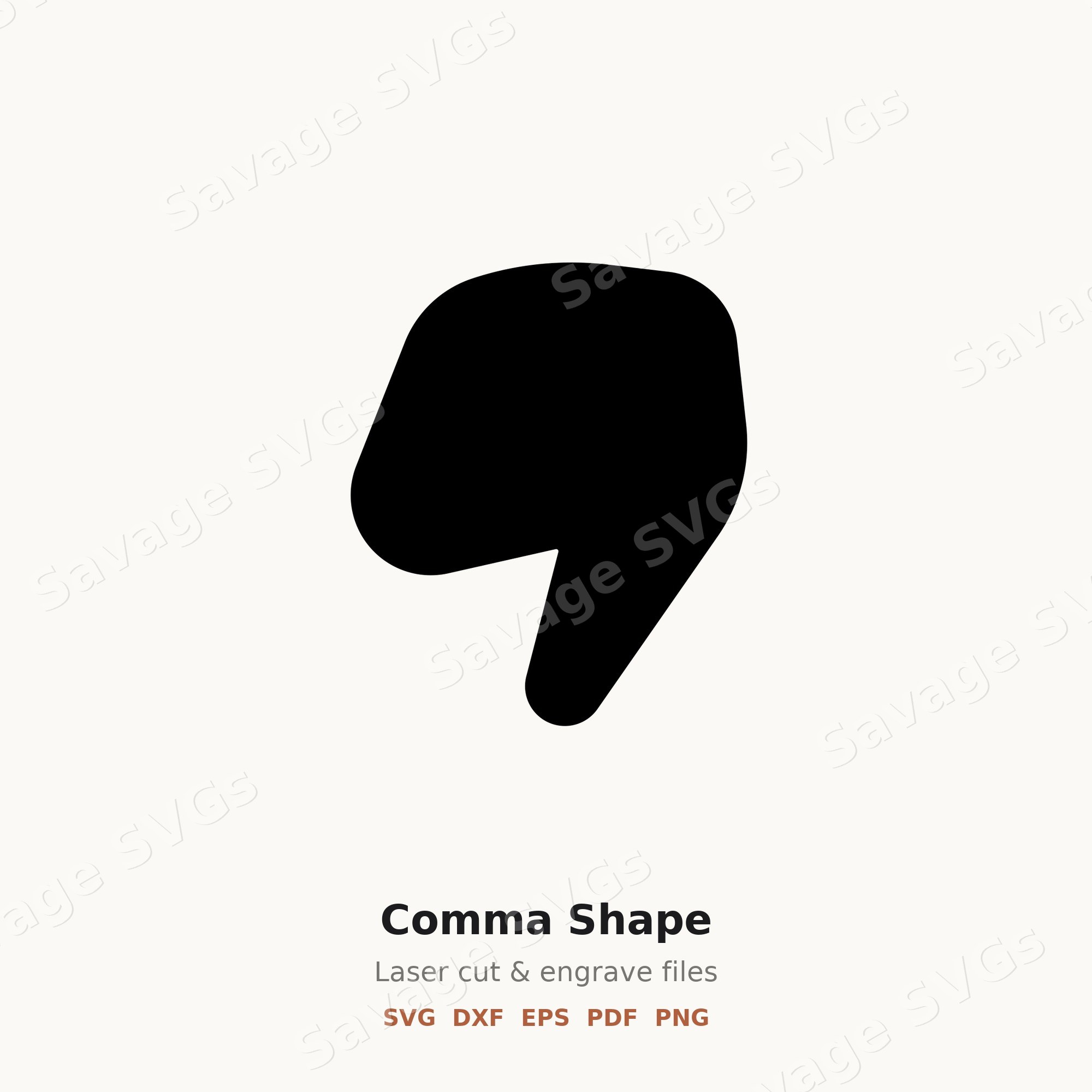 Comma Shape