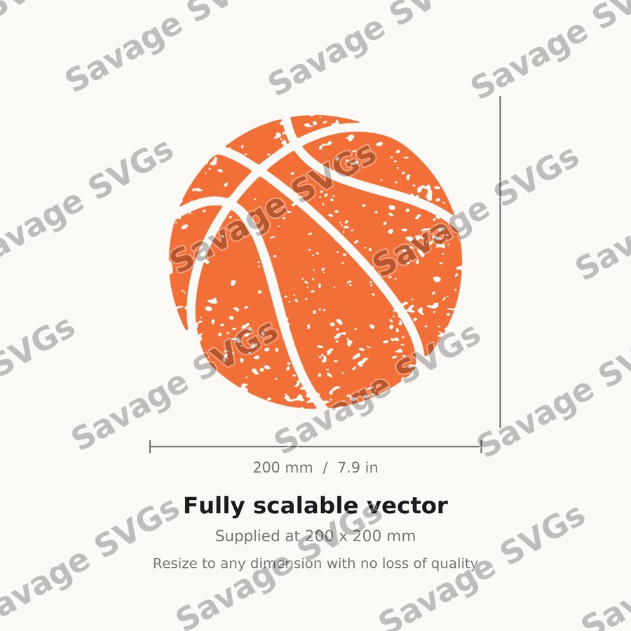 Distressed Basketball