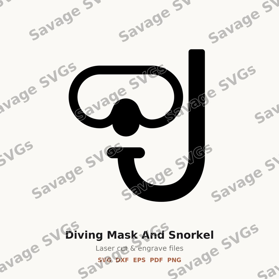 Diving Mask And Snorkel