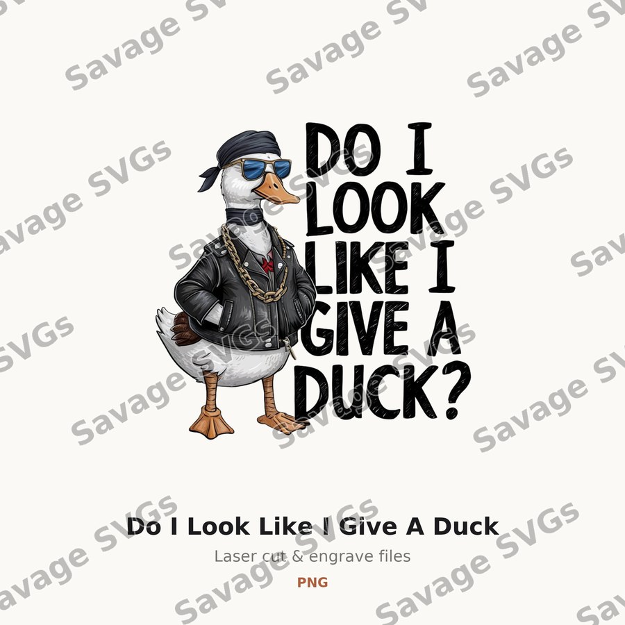 Do I Look Like I Give A Duck