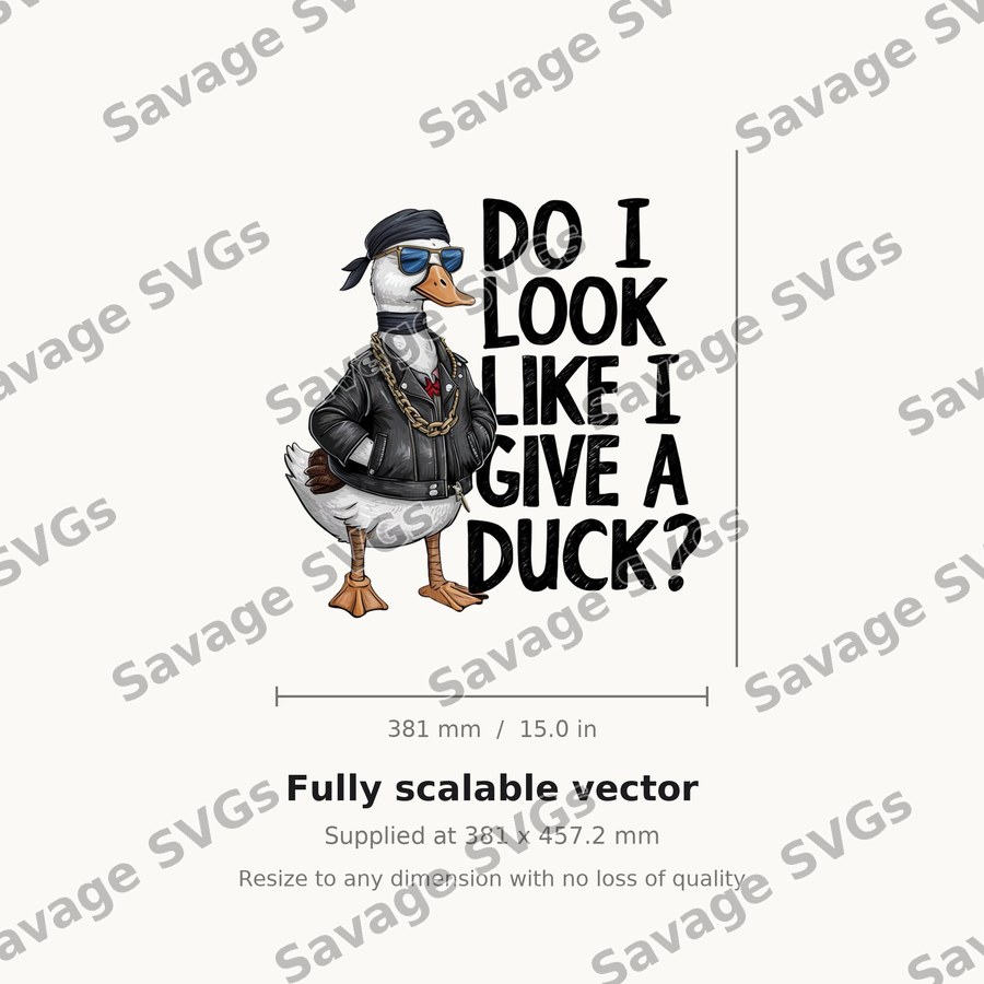 Do I Look Like I Give A Duck