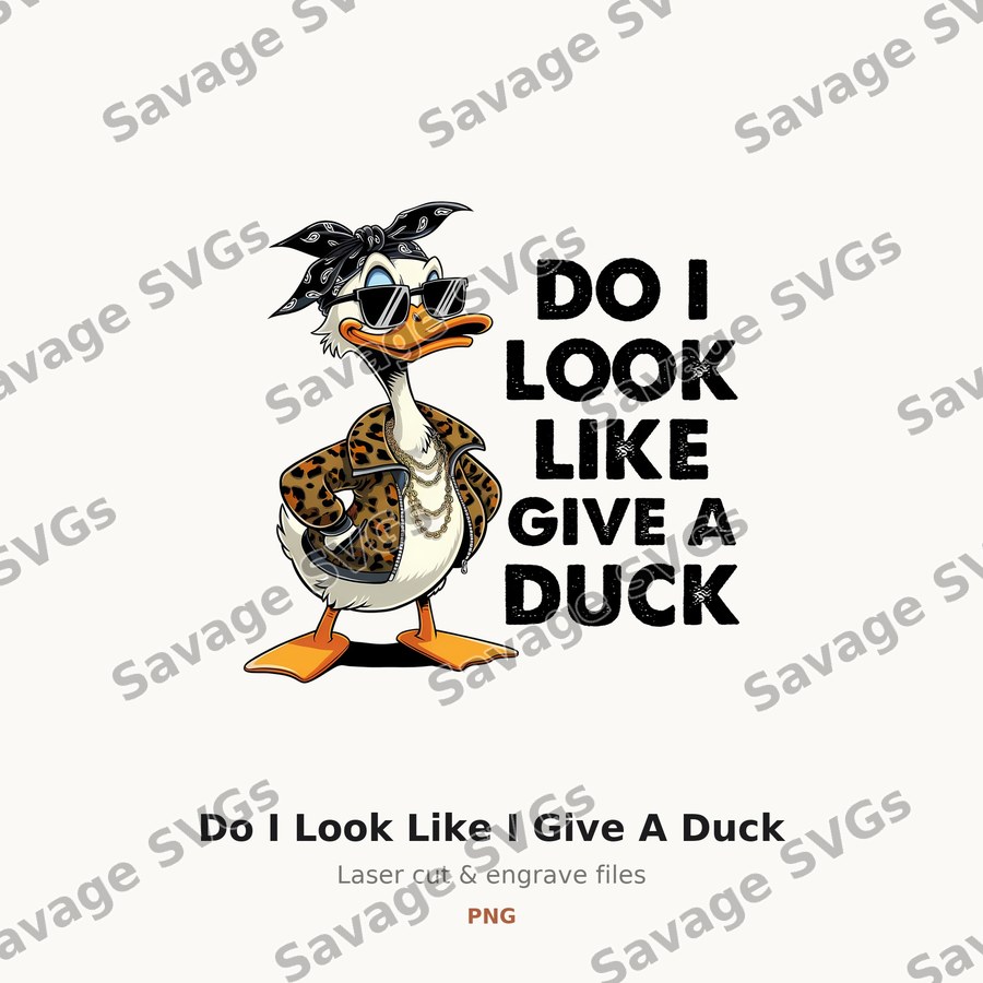 Do I Look Like I Give A Duck