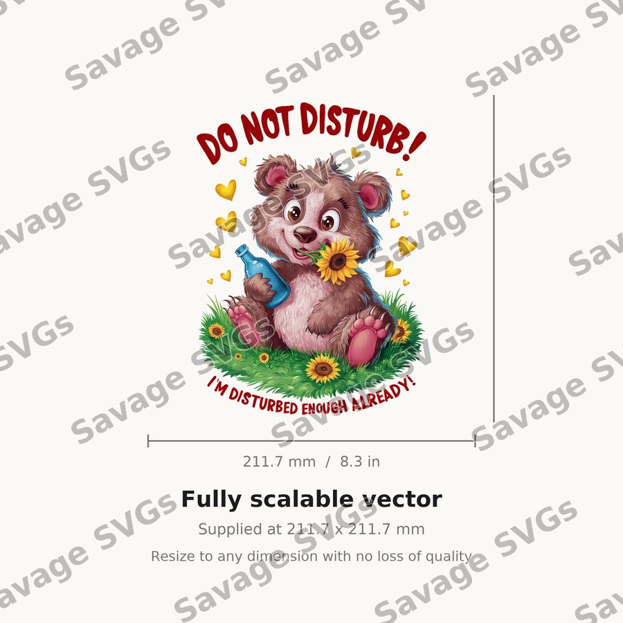 Do Not Disturb Bear