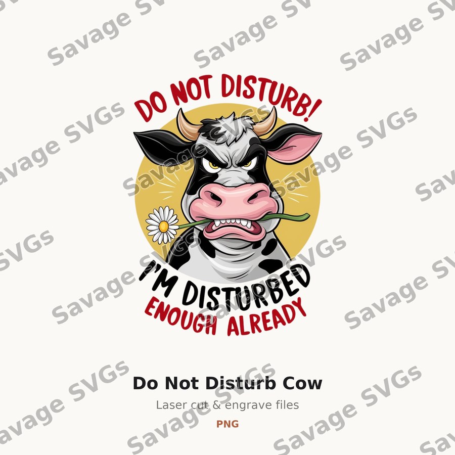 Do Not Disturb Cow