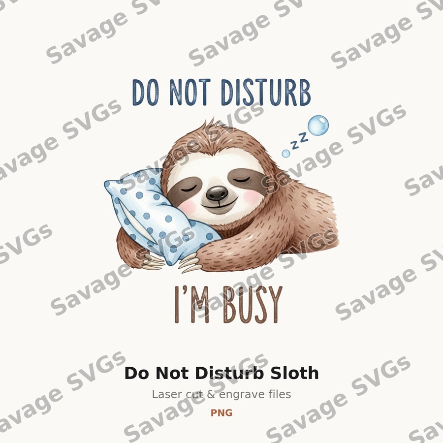 Do Not Disturb Sloth