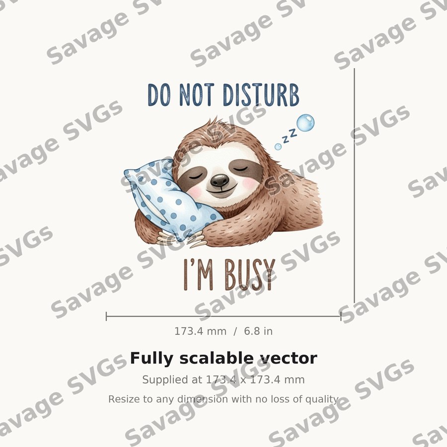 Do Not Disturb Sloth