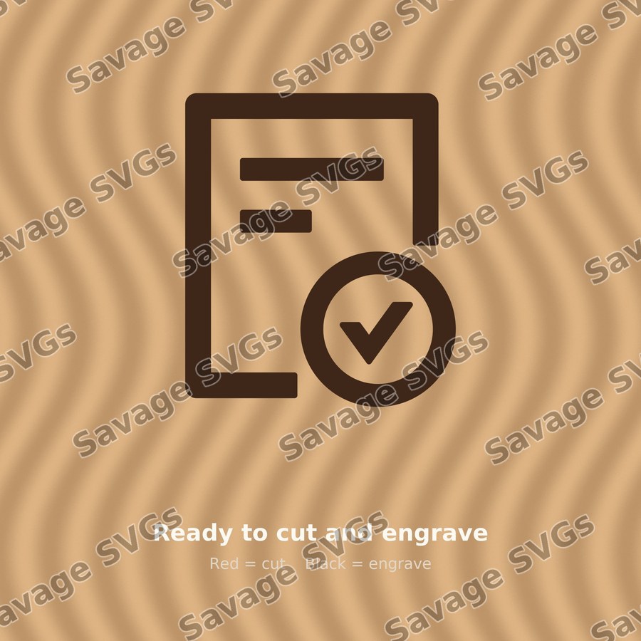 Document Approved Icon