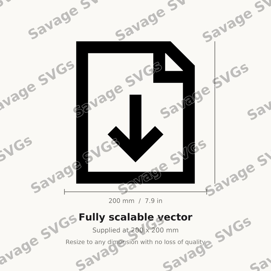 Document Download Icon