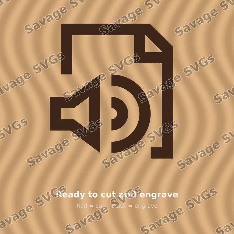 Document Sound Icon