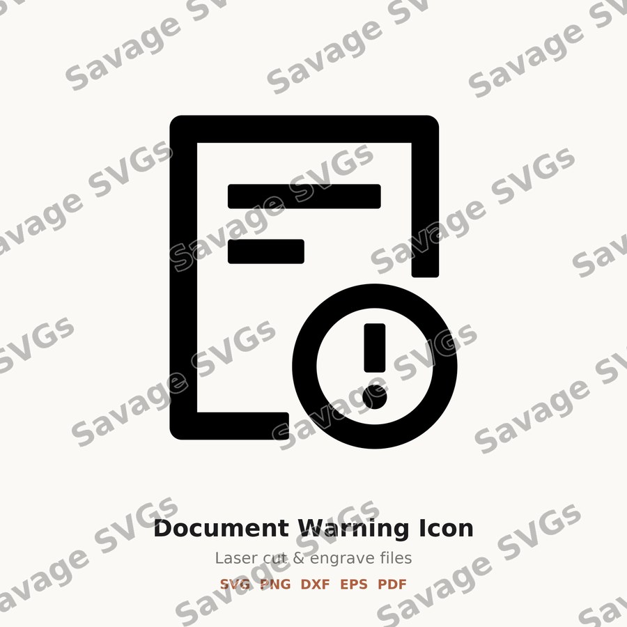 Document Warning Icon