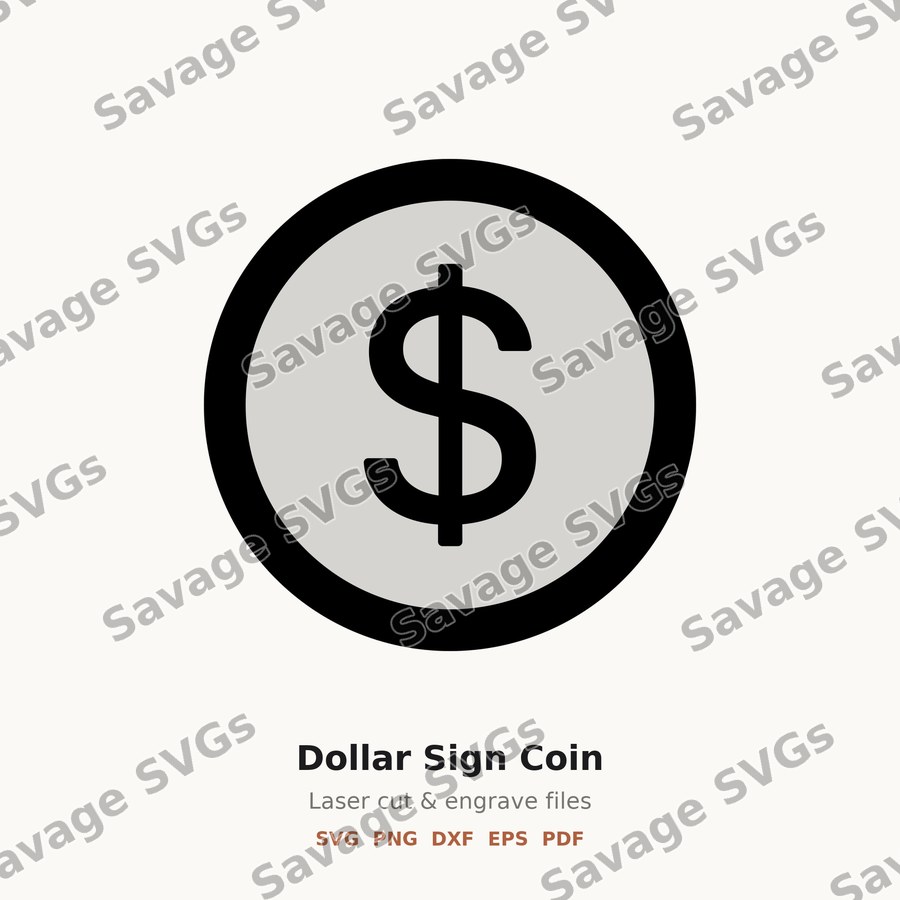 Dollar Sign Coin