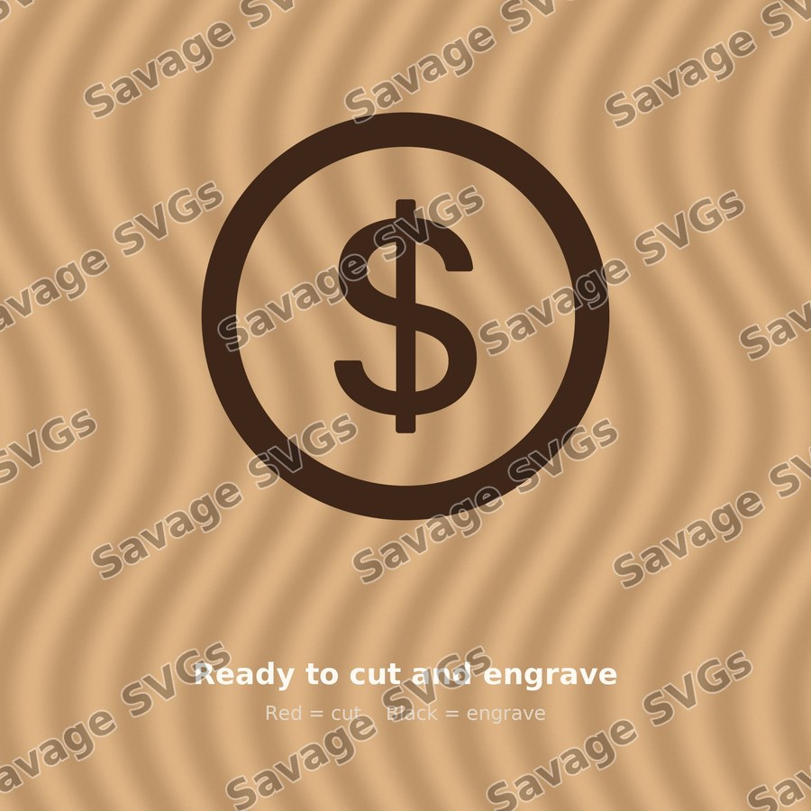 Dollar Sign Coin