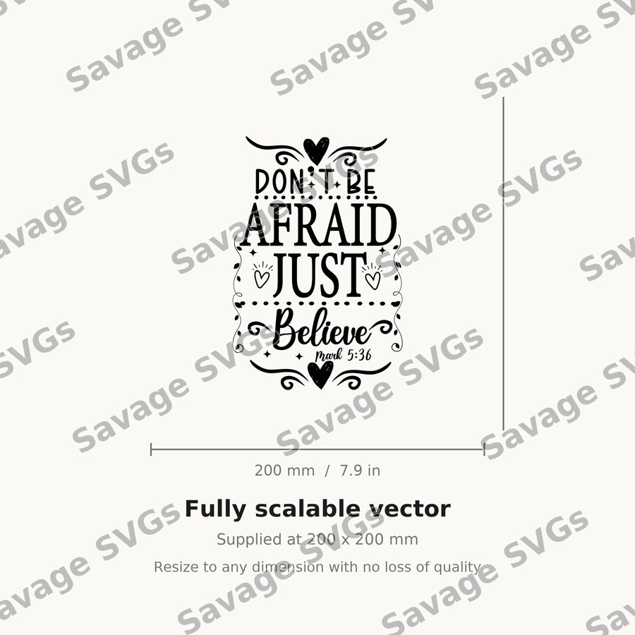 Don't Be Afraid Believe