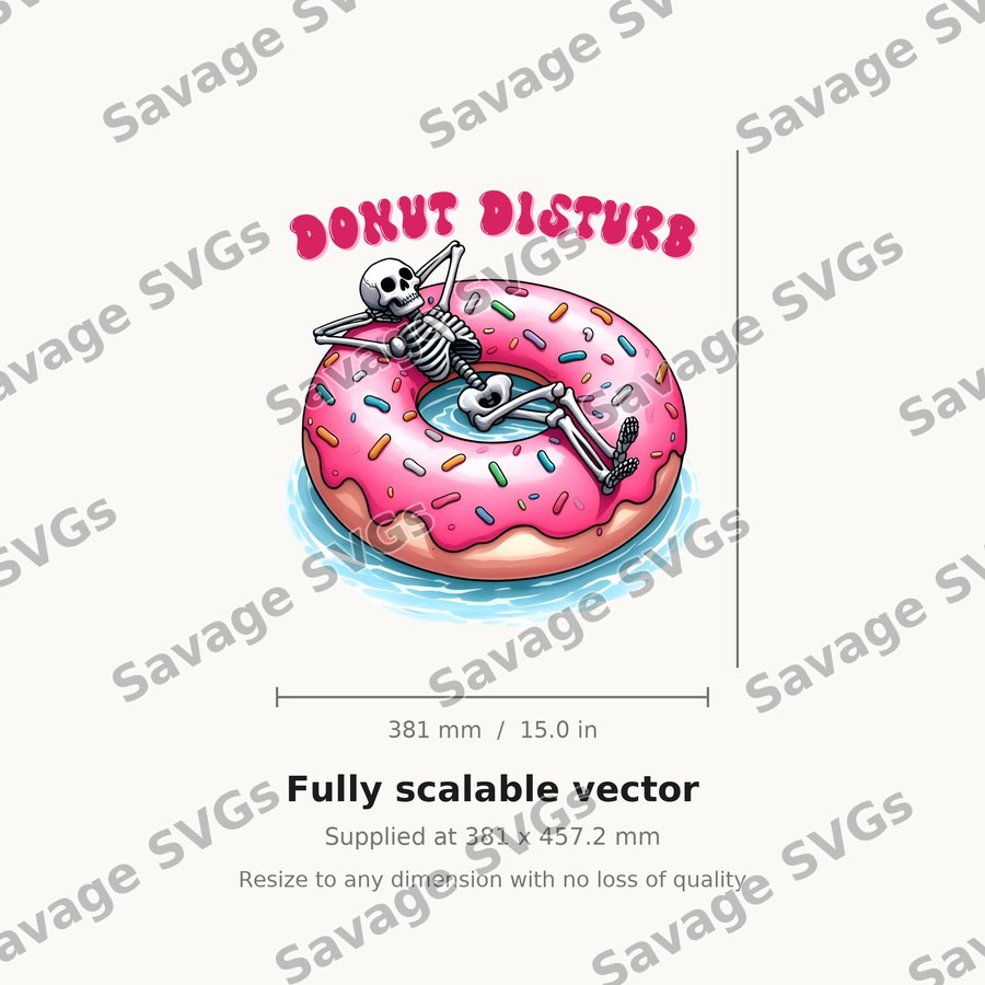 Donut Disturb Skeleton