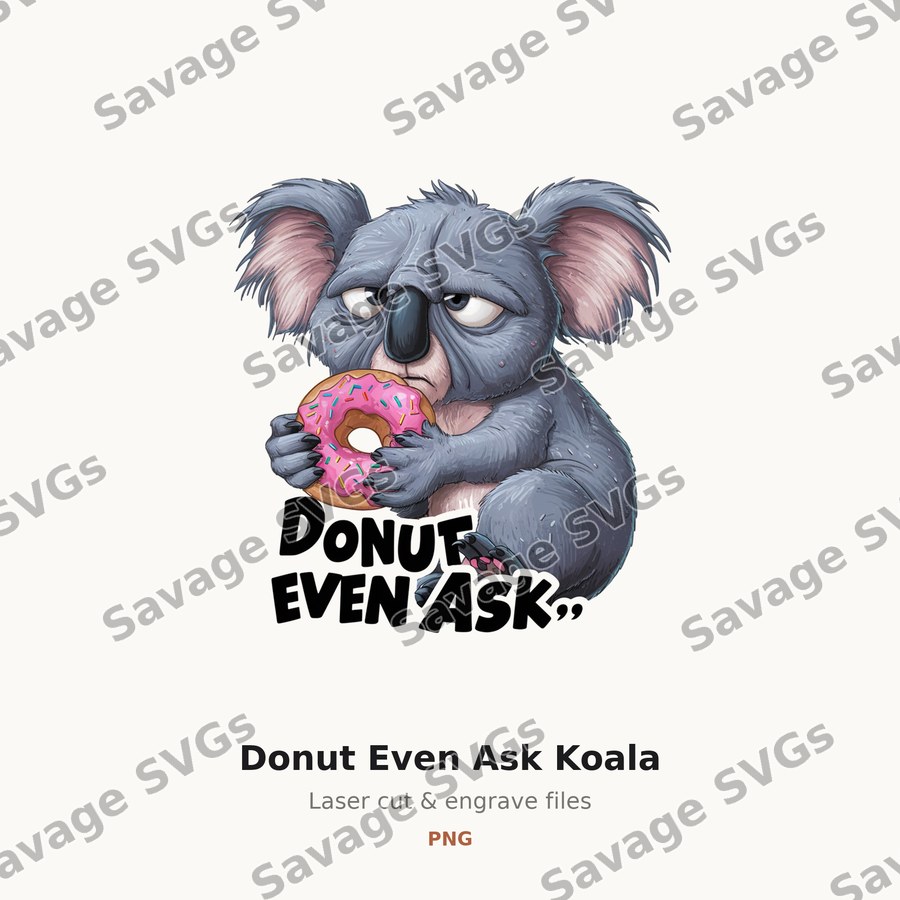 Donut Even Ask Koala